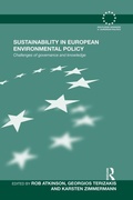 Cover: Sustainability in European Environmental Policy - Routledge