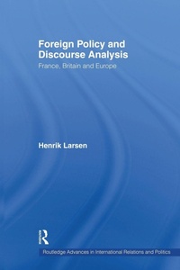 Enlarge image Cover: Foreign Policy and Discourse Analysis - Routledge