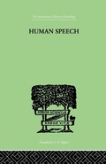 Cover: Human Speech - Routledge