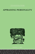 Cover: Appraising Personality - Routledge