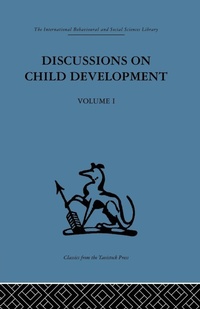Enlarge image Cover: Discussions on Child Development - Routledge