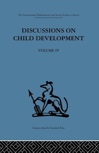 Enlarge image Cover: Discussions on Child Development - Routledge