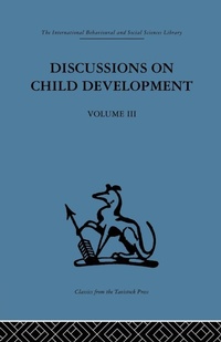 Enlarge image Cover: Discussions on Child Development - Routledge