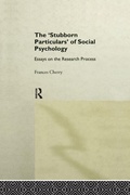Cover: Stubborn Particulars of Social Psychology - Routledge