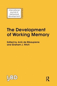 Enlarge image Cover: The Development of Working Memory - Psychology Press Ltd