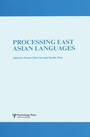 Cover: Processing East Asian Languages - Psychology Press Ltd