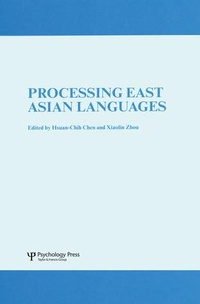 Enlarge image Cover: Processing East Asian Languages - Psychology Press Ltd