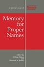 Cover: Memory for Proper Names - Psychology Press Ltd