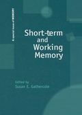 Cover: Short-term and Working Memory - Psychology Press Ltd