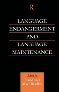 Cover: Language Endangerment and Language Maintenance - Routledge