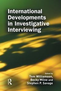 Enlarge image Cover: International Developments in Investigative Interviewing - CRC Press