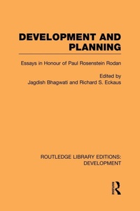 Enlarge image Cover: Development and Planning - Routledge