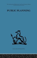 Cover: Public Planning - Routledge