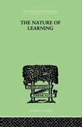Cover: The Nature of Learning - Routledge