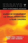 Cover: Language Development and Social Interaction in Blind Children - Psychology Press Ltd