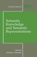 Cover: Semantic Knowledge and Semantic Representations - Psychology Press Ltd