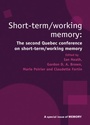 Cover: Short Term/Working Memory: Second Quebec Conference on Short-Term/Working - Routledge