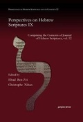 Cover: Perspectives on Hebrew Scriptures IX - Gorgias Press