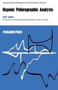 Cover: Organic Polarographic Analysis - Elsevier