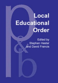 Enlarge image Cover: Local Educational Order - John Benjamins Publishing Company
