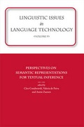 Cover: Linguistic Issues in Language Technology Vol 9 - Centre for the Study of Language & Information
