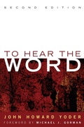 Cover: To Hear the Word - Second Edition - Wipf and Stock Publishers