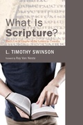 Cover: What Is Scripture? - Wipf and Stock Publishers