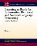 Cover: Learning to Rank for Information Retrieval and Natural Language Processing - Morgan and Claypool Life Sciences