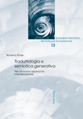 Cover: Traduttologia e semiotica generativa - Peter Lang Verlag