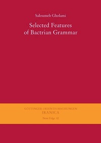 Enlarge image Cover: Selected Features of Bactrian Grammar - Harrassowitz Verlag