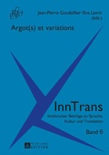 Cover: Argot(s) et variations - Peter Lang Verlag