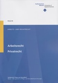 Cover: Arbeits- und Privatrecht - Verlag der FH M&uuml;nster - Bereichsbibliothek Steinfurt