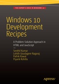 Cover: Windows 10 Development Recipes - APress