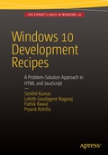 Cover: Windows 10 Development Recipes - APress