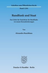 Abbildung von: Rundfunk und Staat - fibre