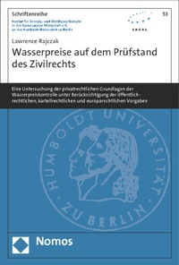 Abbildung von: Wasserpreise auf dem Prüfstand des Zivilrechts - Nomos