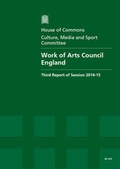 Cover: Work of Arts Council England - TSO