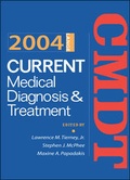 Cover: Current Medical Diagnosis & Treatment 2004 - Appleton & Lange