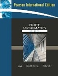 Cover: Finite Mathematics - Pearson