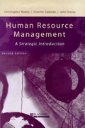 Cover: Human Resource Management - Blackwell Publishers