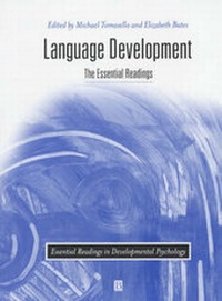 Abbildung von: Language Development - Blackwell Publishers