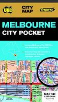 Abbildung von: Melbourne City Pocket Map 360 16th ed - UBD Gregory's