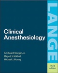 Cover: Clinical Anesthesiology - Appleton & Lange