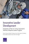 Cover: Innovative Leader Development - RAND