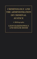 Cover: Criminology and the Administration of Criminal Justice - Greenwood Press