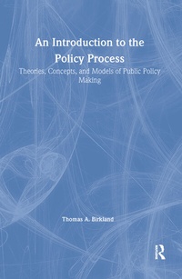 Enlarge image Cover: An Introduction to the Policy Process - Routledge