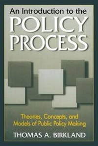 Enlarge image Cover: An Introduction to the Policy Process - M.E. Sharpe