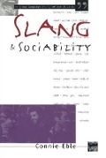 Cover: Slang and Sociability - The University of North Carolina Press