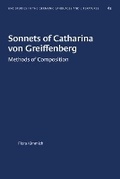 Cover: Sonnets of Catharina Von Greiffenberg - The University of North Carolina Press