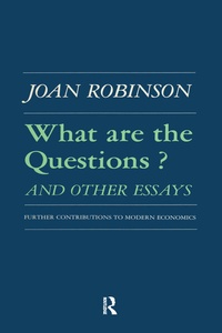 Abbildung von: What are the Questions and Other Essays - M.E. Sharpe